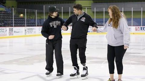 Watch: Tucson Roadrunners captain Craig Cunningham skates for first time since heart attack, amputation